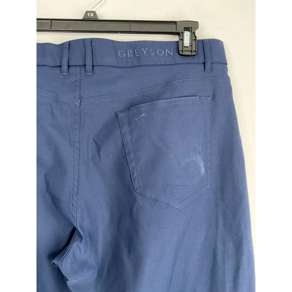 Greyson Amagansett 5-Pocket Golf Pants Light Stretch Blue Mens Size 36x32‎